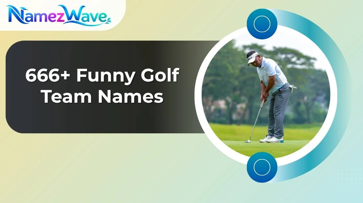 Funny Golf Team Names
