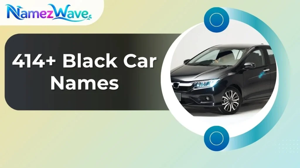 Black Car Names