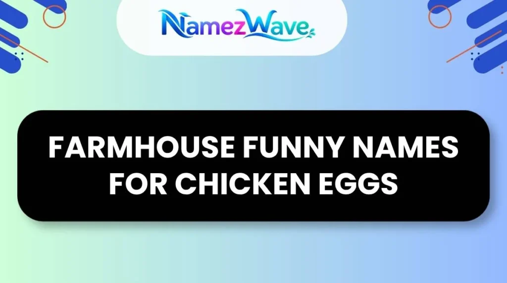 Farmhouse Funny Names For Chicken Eggs