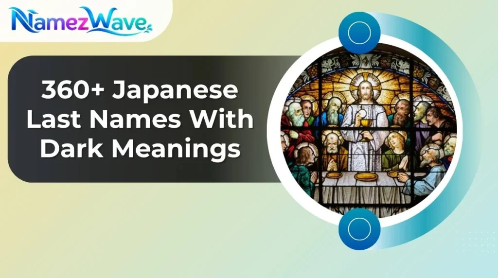 Japanese Last Names With Dark Meanings