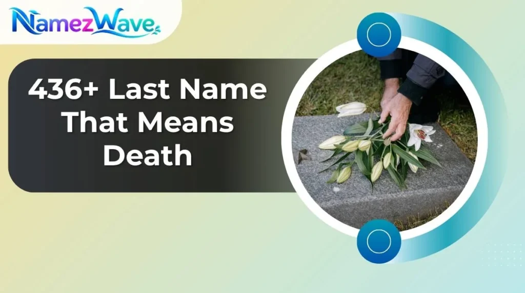 Last Name That Means Death