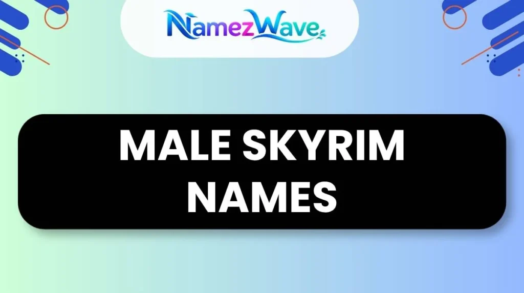 Male Skyrim Names