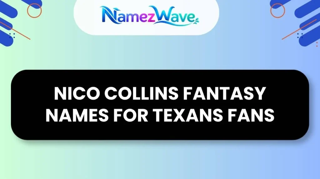 Nico Collins Fantasy Names for Texans Fans