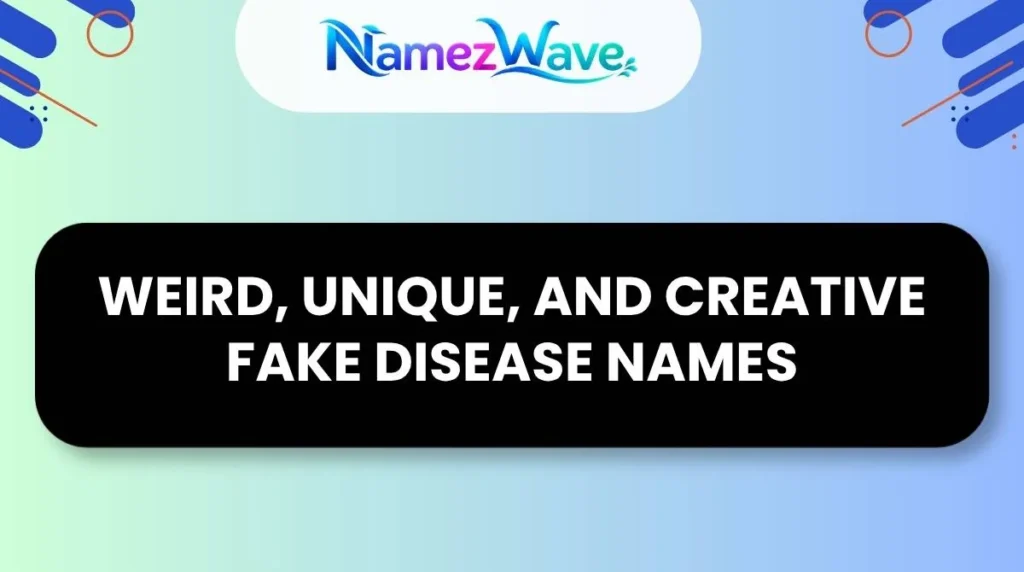 Weird, Unique, and Creative Fake Disease Names