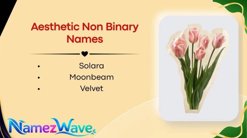 Aesthetic Non Binary Names