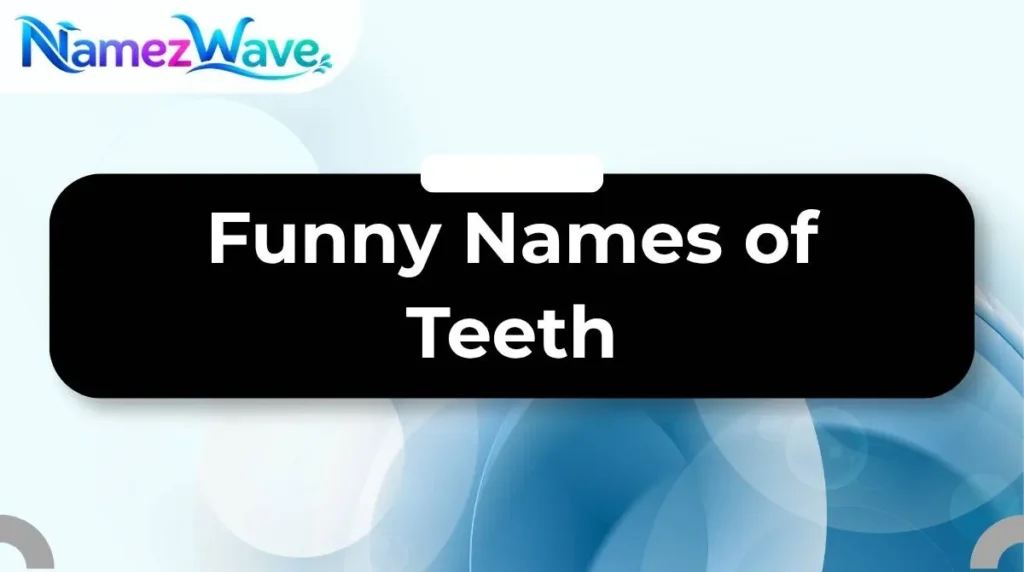 Funny Names of Teeth