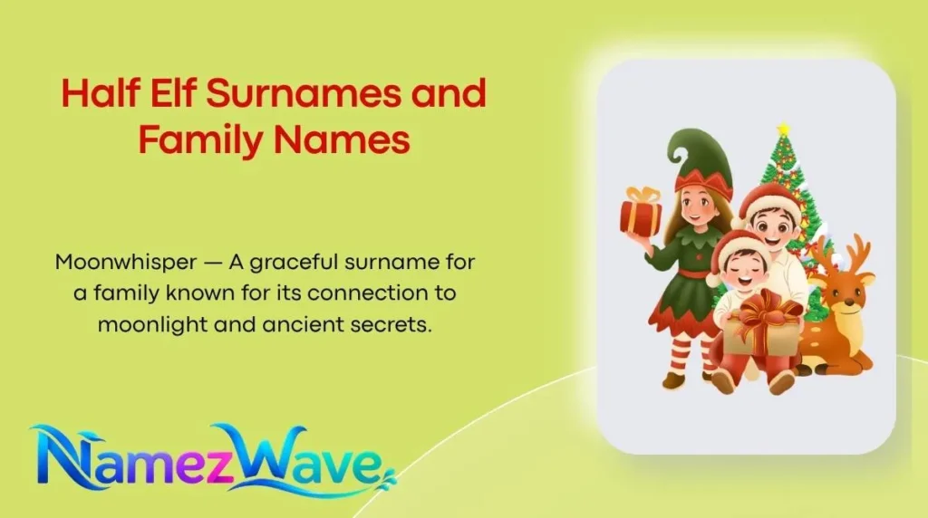 Half Elf Surnames and Family NamesHalf Elf Surnames and Family Names