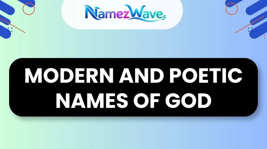 Modern and Poetic Names of God