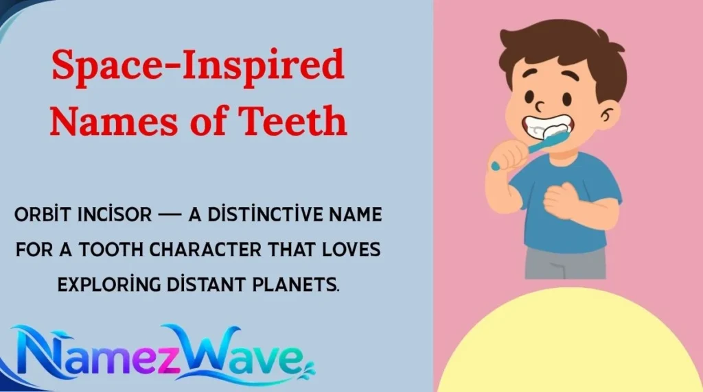 Space-Inspired Names of Teeth